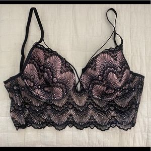 Size Medium Dynamite Bustier - pink / black